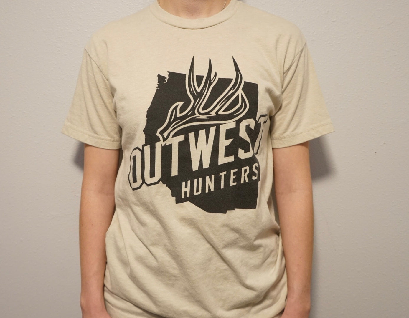 Outwest Hunters T-Shirt- Cream | Tan