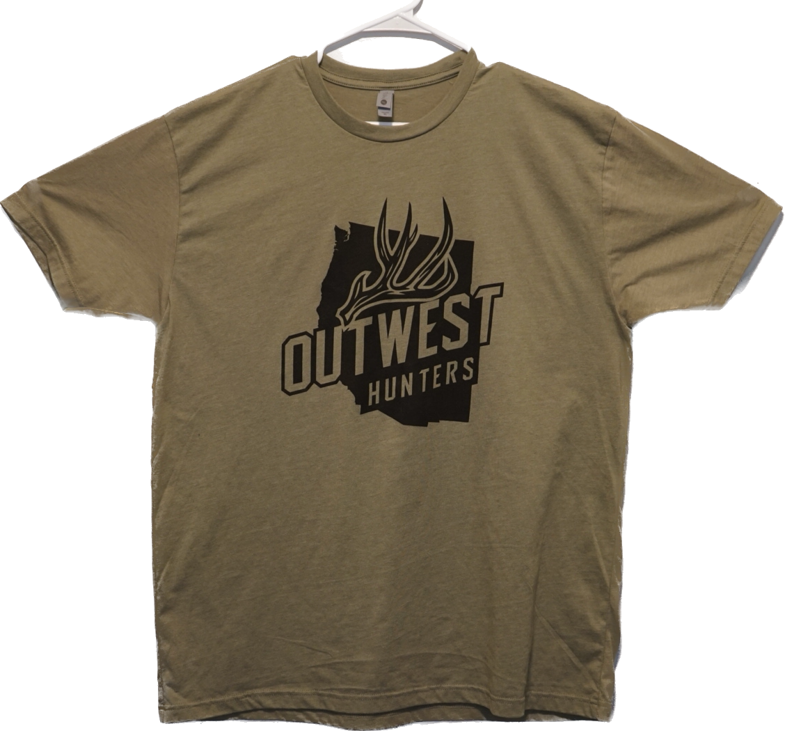 Outwest Hunters T-Shirt- Olive Green