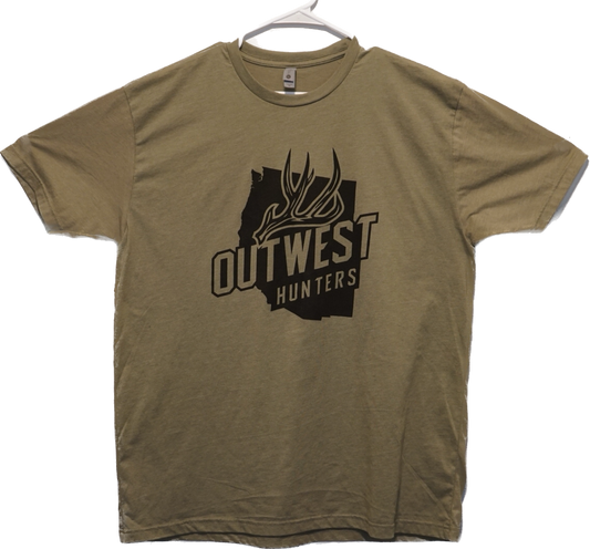 Outwest Hunters T-Shirt- Olive Green